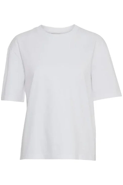 b.young Trollo Crew Neck Tshirt In Optical White