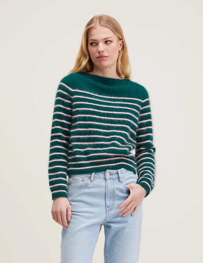 Bellerose Dato Jumper - Stripe Green