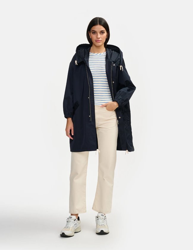 Bellerose Laos Raincoat - Navy