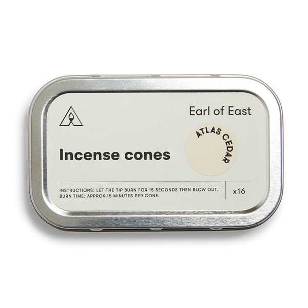 Earl of East London Atlas Cedar Scented Incense Cones