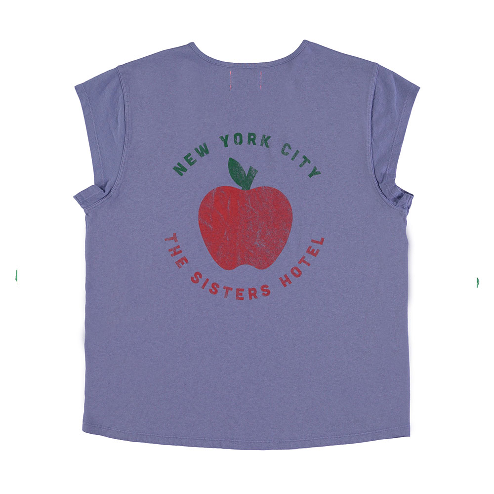 Sisters Department Camiseta sin mangas escote "Apple" - lavanda 