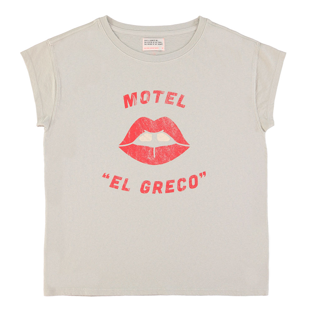 Sisters Department Camiseta de manga corta "El Greco" - grey