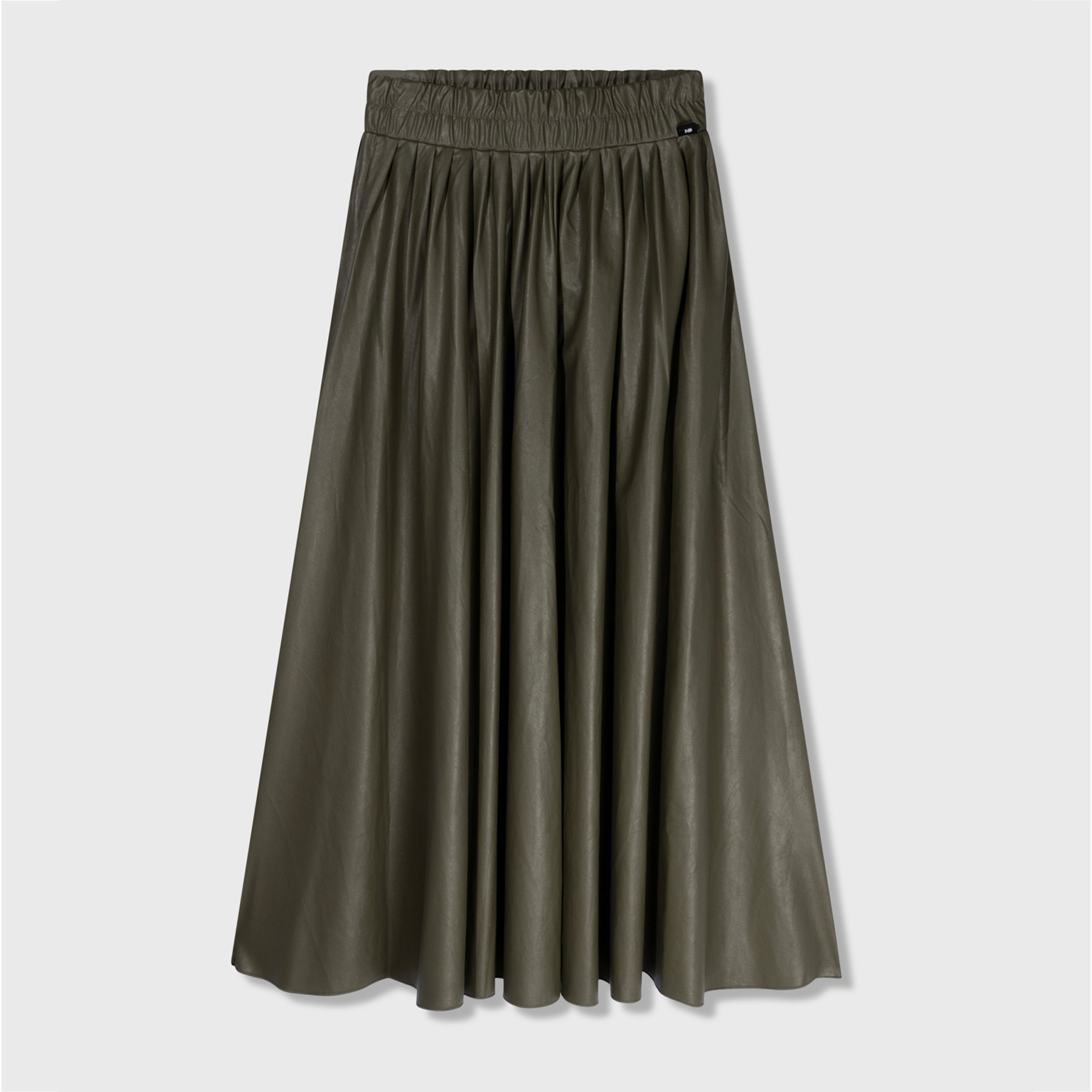 10Days Leather Look Pleated Skirt