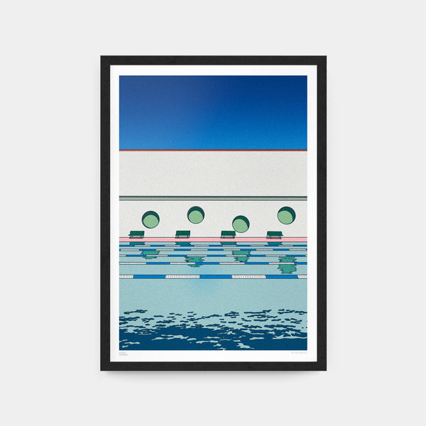 Ana Popescu A4 / Unframed Lido Ii Art Print By