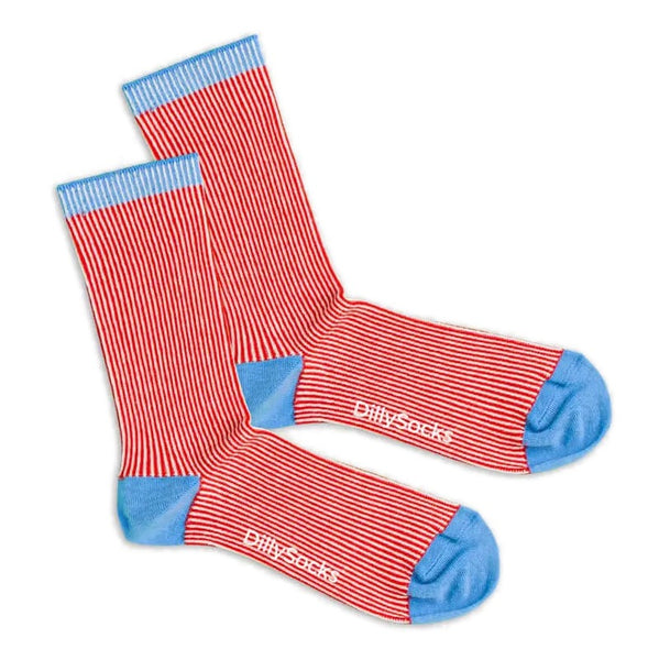 DillySocks Streifensocken, Classic Flame