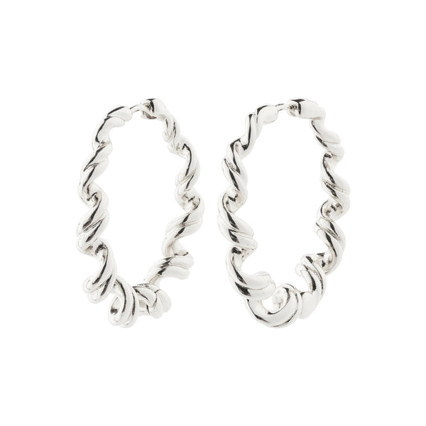 Pilgrim Larisa Recycled Earrings Silver-plated