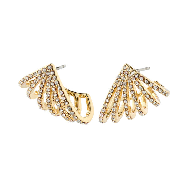 Pilgrim Priscilla Recycled Earrings Gold-plated