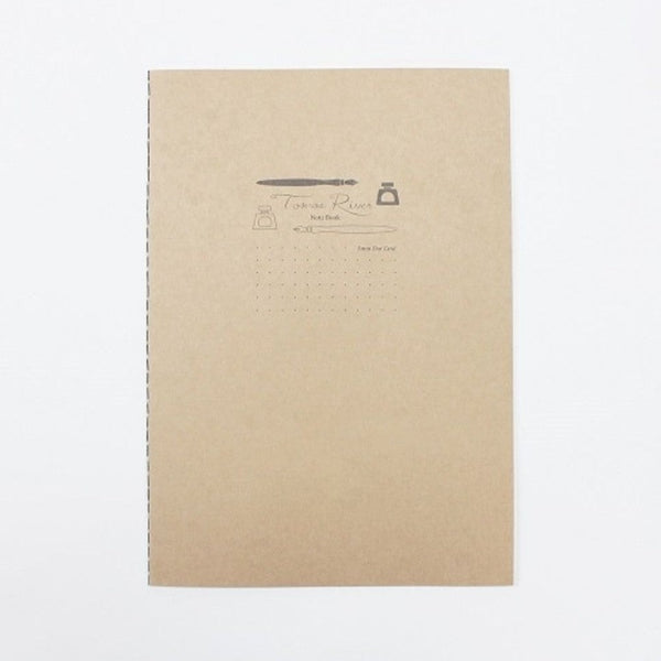 Sakae Technical Paper Tomoe River Paper 52gsm A5 Kraft Cover Notebook Dot Grid