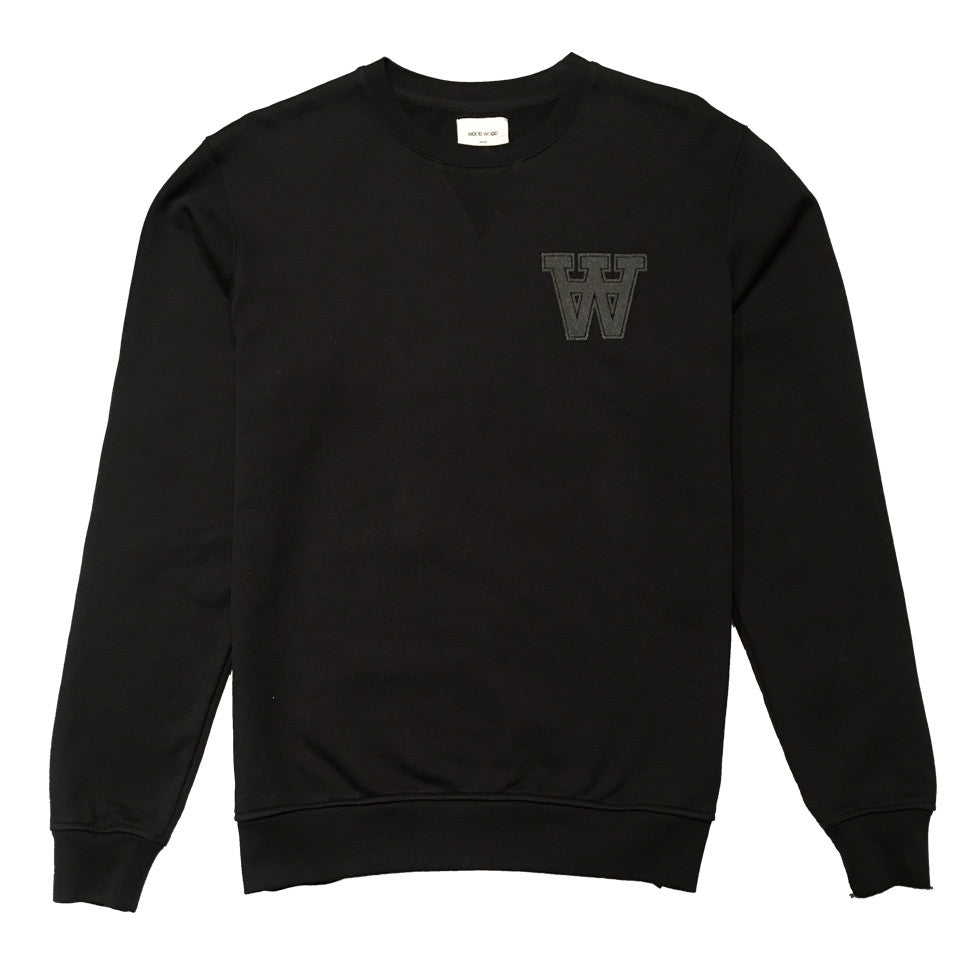 Wood Wood Black Kyle Sweatshirt