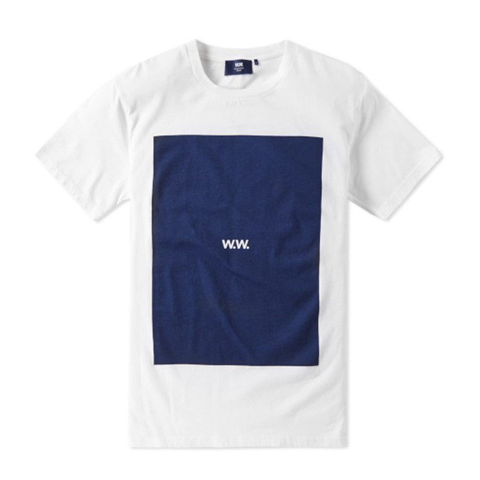 Wood Wood White Denim Slater T Shirt