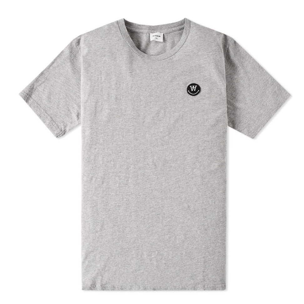 Wood Wood Light Grey Slater T Shirt