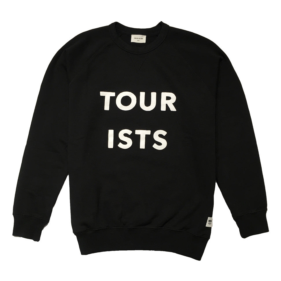 Wood Wood Black Hester Tourist Sweatshirt