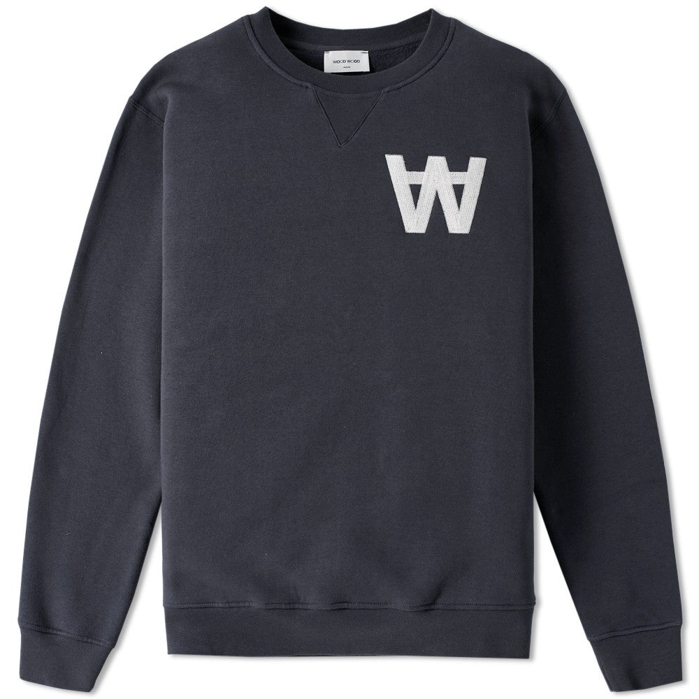 Wood Wood Navy Blue AA Houston Sweatshirt 