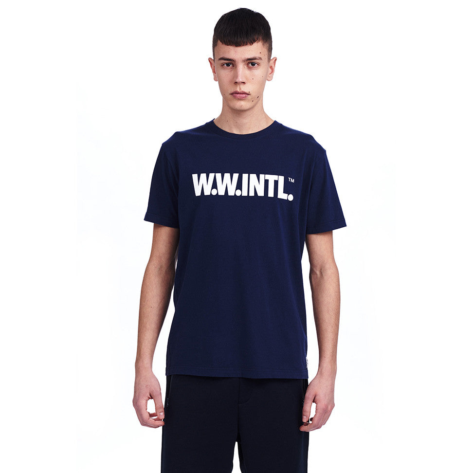 Wood Wood Peacoat Navy WW Intl T Shirt 