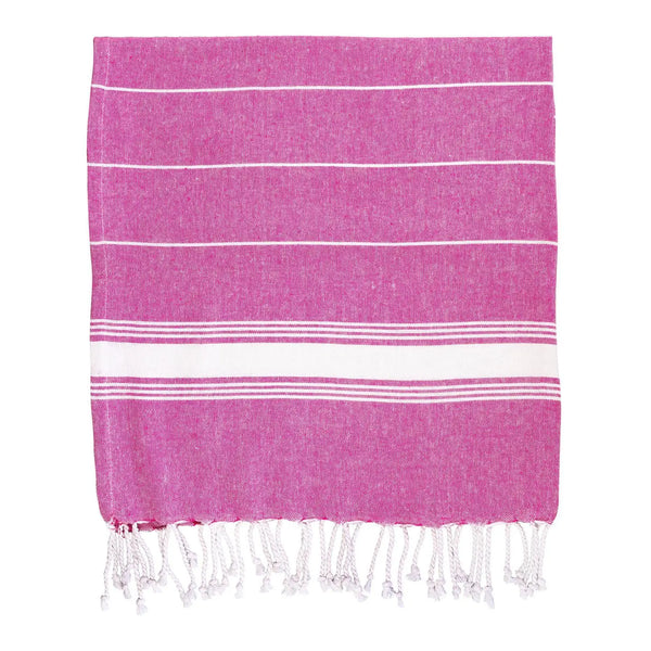 Rinkit Turkish Hamman Towel - Pink Stripe