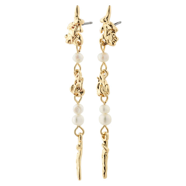 Pilgrim Constance Earrings Gold-plated