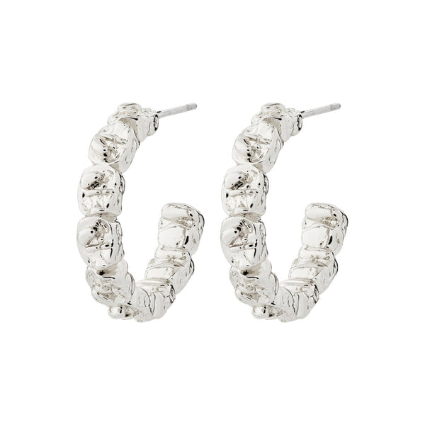 Pilgrim Scottie Recycled Earrings Silver-plated