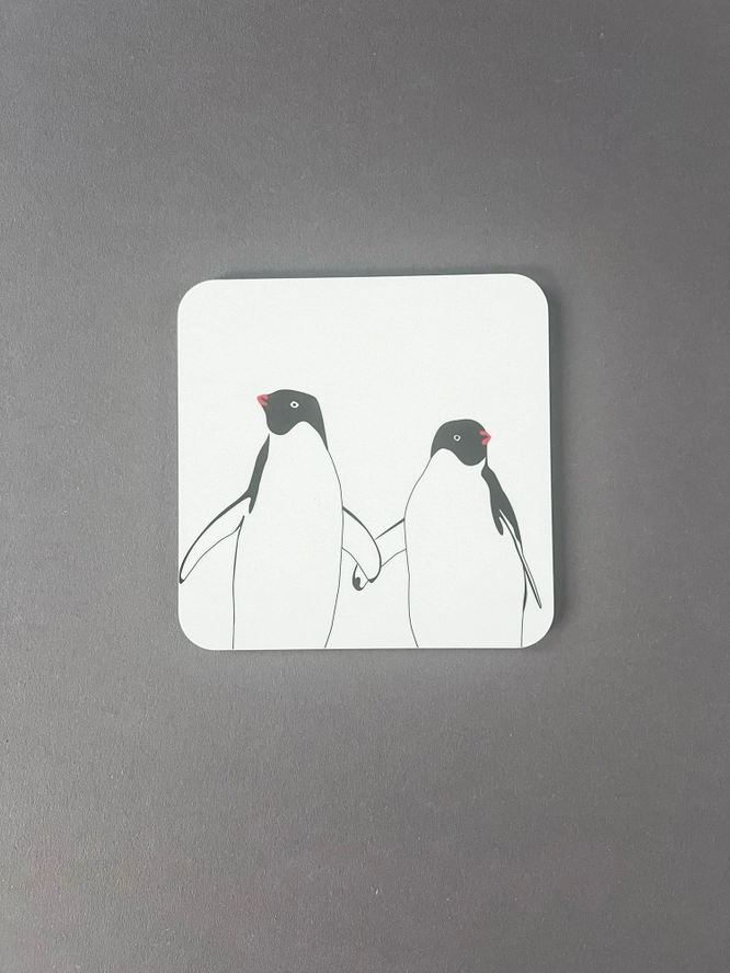 Penguin Ink Penguins in Love Coaster