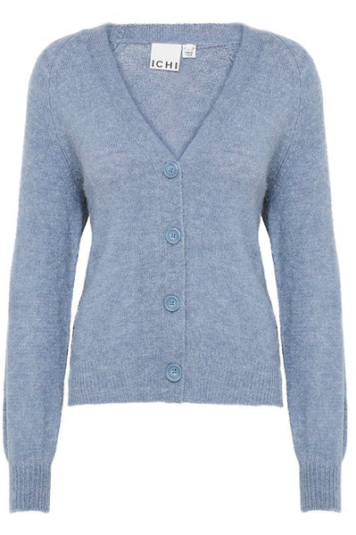 ICHI Ihkamara Blue Mirage Knit Cardigan