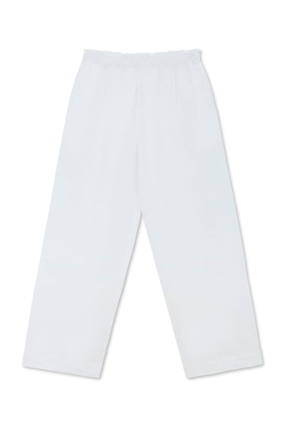 Ma Lin Maya Linen Trousers In White