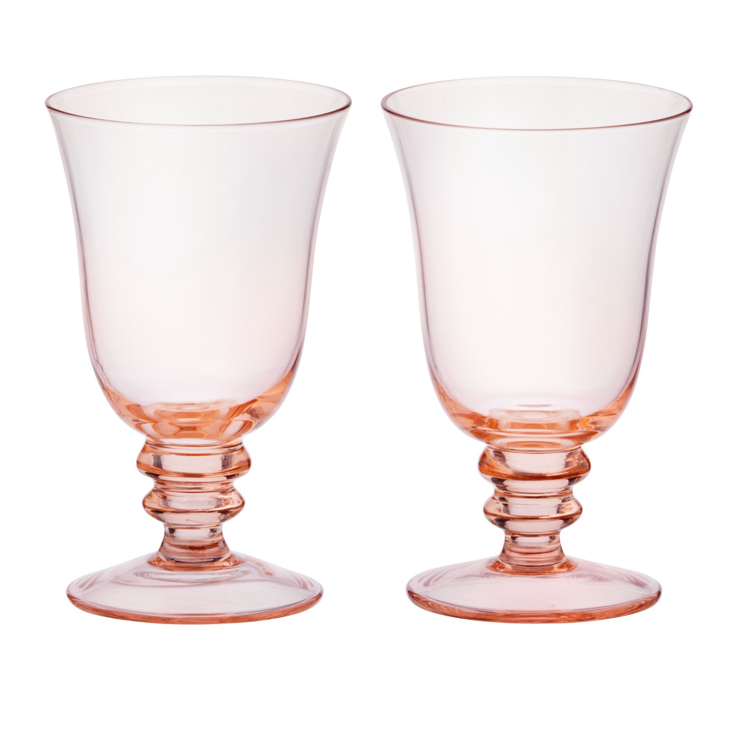 Bungalow Dk Leopold Peach Wine Glasses