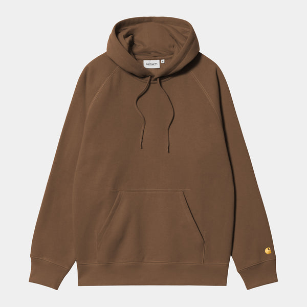 Carhartt WIP  Sweat À Capuche Chase Chocolat / Gold