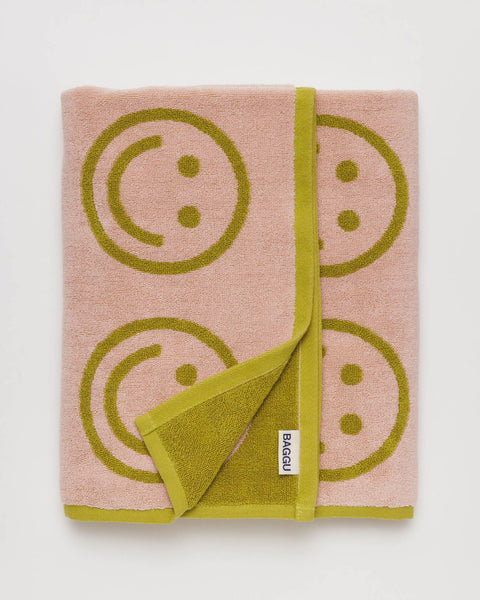 Baggu Bath Towel - Happy Ochre