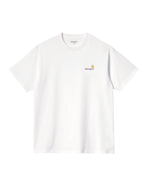 Carhartt Camiseta SS American Script - Blanco