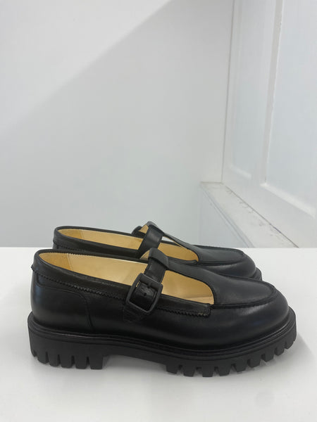 Beaumont Organic Ashford Shoes In Black Uk Size 6