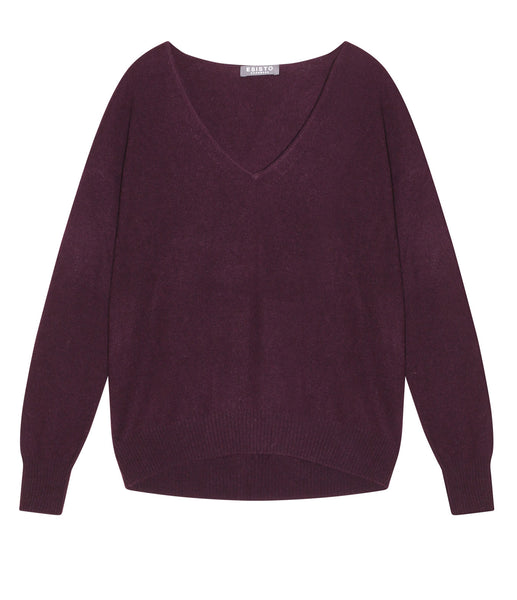 cashmere-fashion-store Esisto Kaschmir Pullover V-ausschnitt Langarm