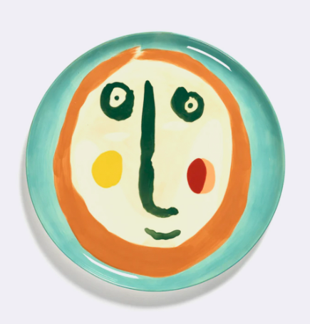 Serax Ottolenghi Face Charger Blue Plate 