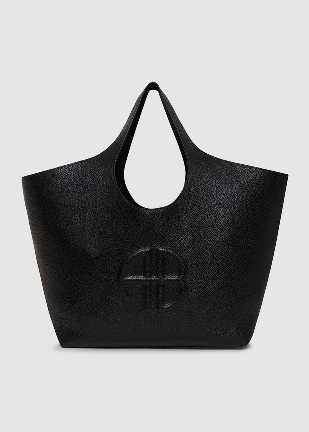 Anine Bing Lili Tote - Black Pebbled