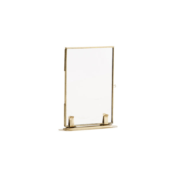 Madam Stoltz Large Brass Standing Photo Frame