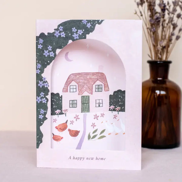 The hidden pearl Happy New Home Greeting Card