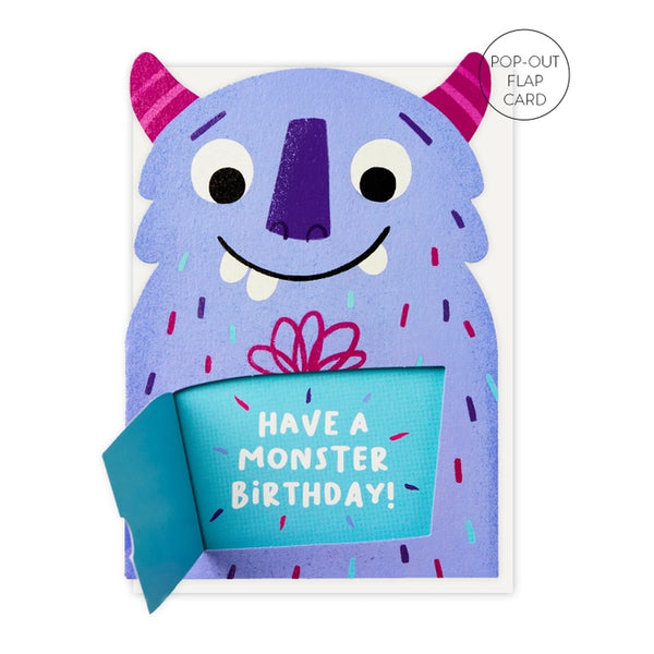 Stormy Knight Monster Party Birthday Card