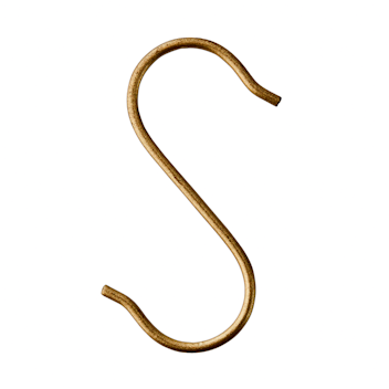 Madam Stoltz Gold Brass S Hooks