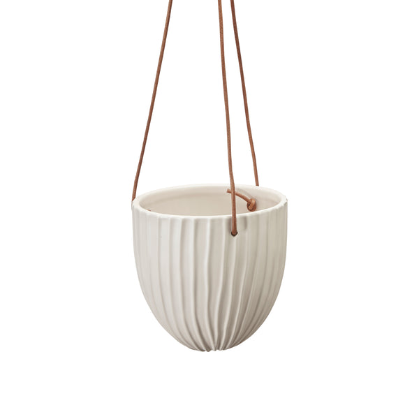 Wikholm Form White Sigrid Ceramic Hanging Planter