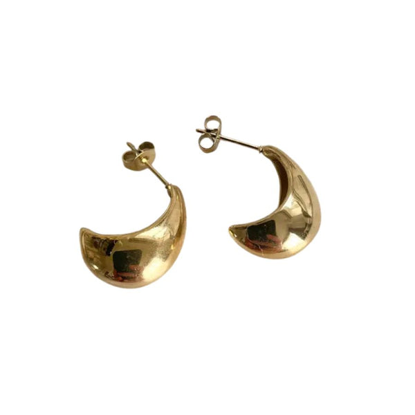 Little Nell Gold E081 Everyday Droplet Earrings