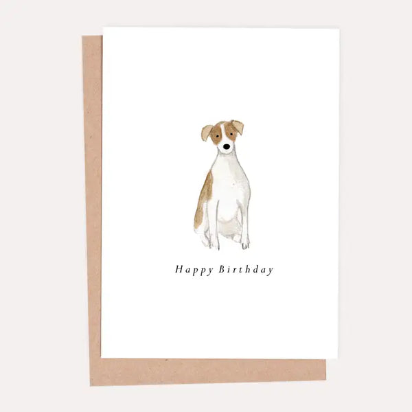 Heather Lucy J Design Jack Russell Birthday Card