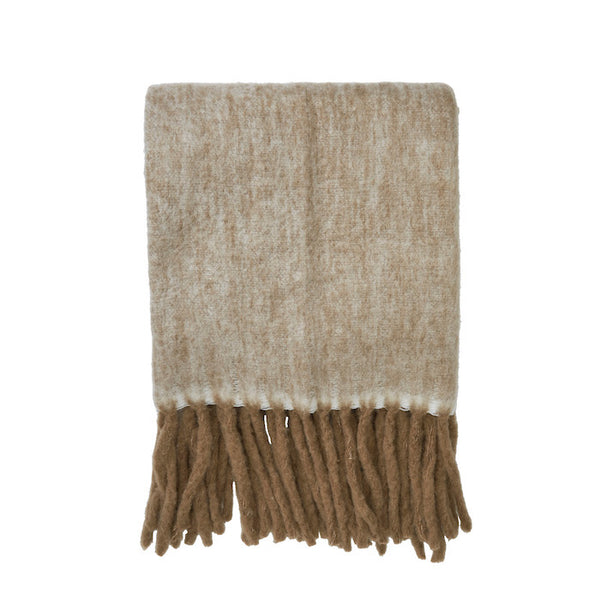 Wikholm Form Chocolate Ira Blanket Throw