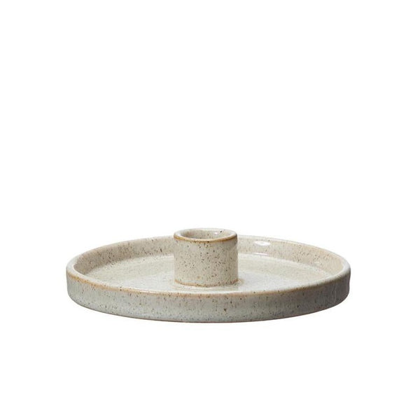 Wikholm Form Speckled Off White Glaze Isabell Ceramic Candle holder