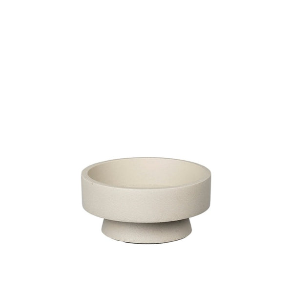 Broste Copenhagen Short Sand Anker Candle Holder