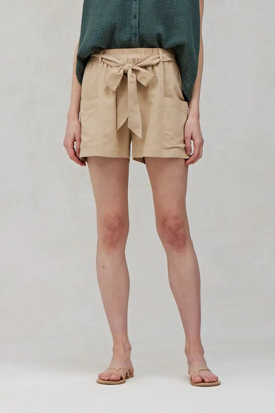 Grade & Gather  Sand Cargo Shorts 