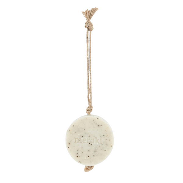 Meraki Sesame Scrub Organic Soap On A Rope