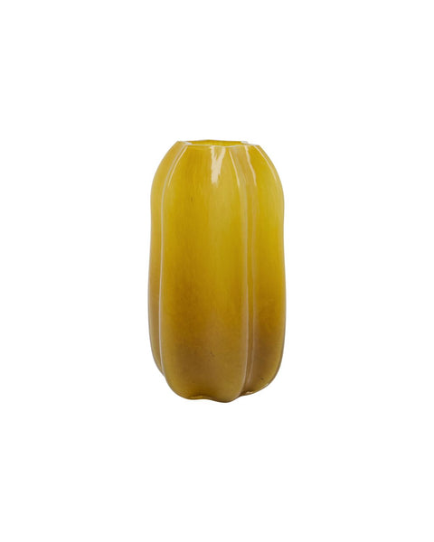 House Doctor Nixi Amber Glass Vase