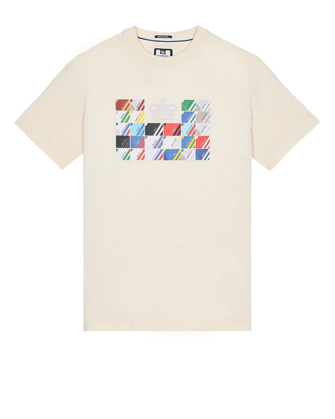 Weekend Offender Alpha Graphic Tee In Ivory