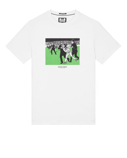 Weekend Offender Saturday Kids Graphic Tee In White