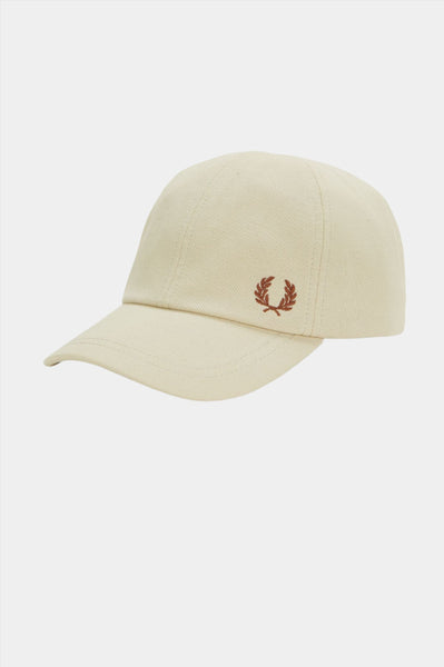 Fred Perry Fred Perry Pique Classic Cap - Oatmeal/whisky Brown