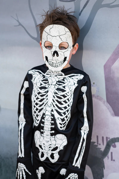 great pretenders Glow In The Dark Skeleton Shirt, Pants & Mask