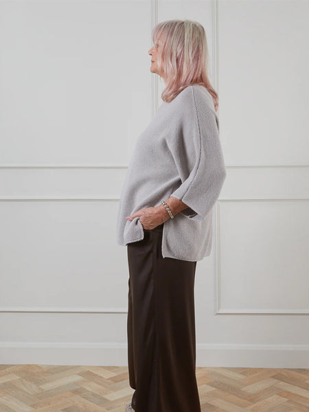 Chalk Elisa Jumper Taupe Grey